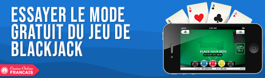 essayer mode gratuit du jeu de blackjack