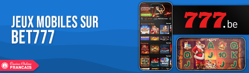 jeux mobiles de casino bet777