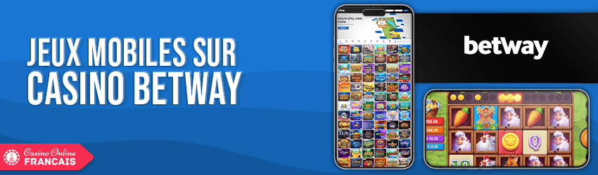 jeux mobiles de betway casino